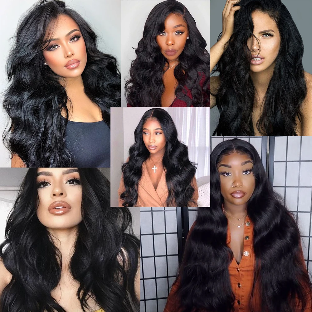 Парик из прозрачных человеческих волос 13 х6 дюймов