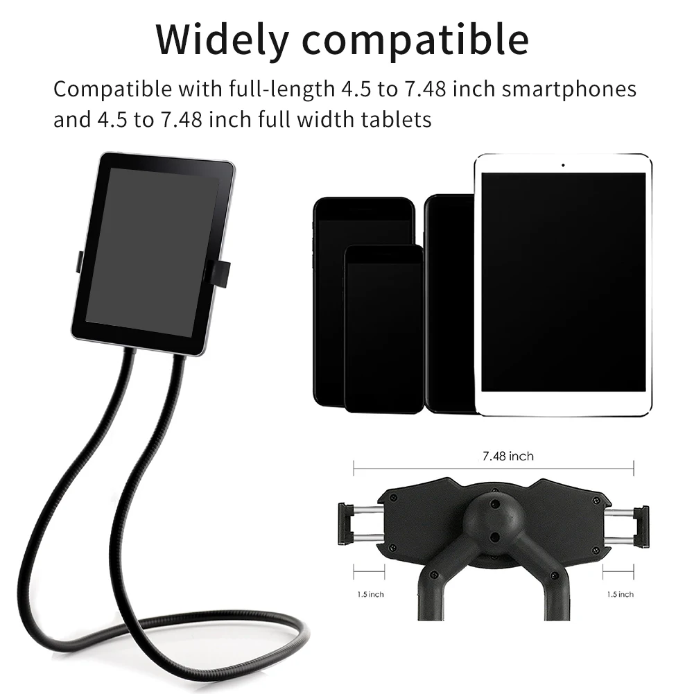 Selfie Stick Portable Practical Neck Phone Stand Tablet Bracket Travel Live Show Table Top Hanging Holder Home Necklace Support |