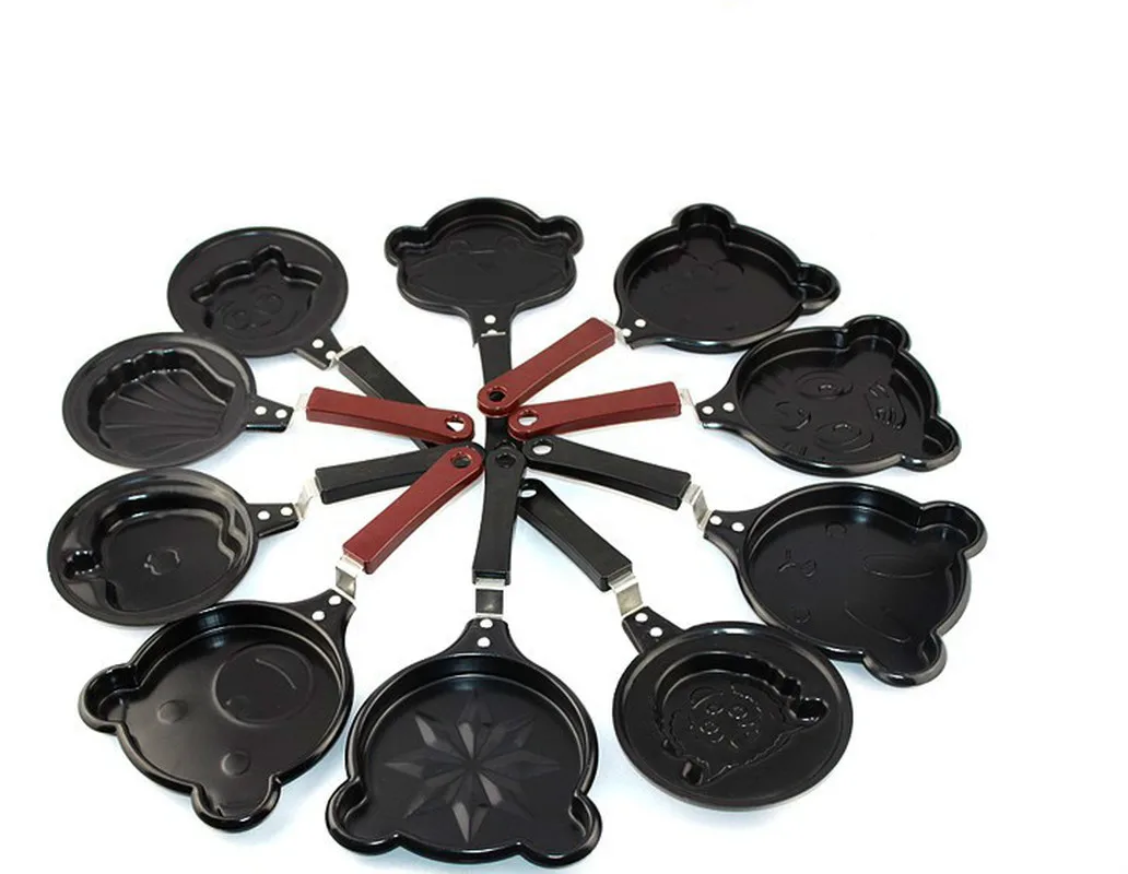 Кухонные инструменты милый омлет для завтрака блинов яиц сковородки кастрюля