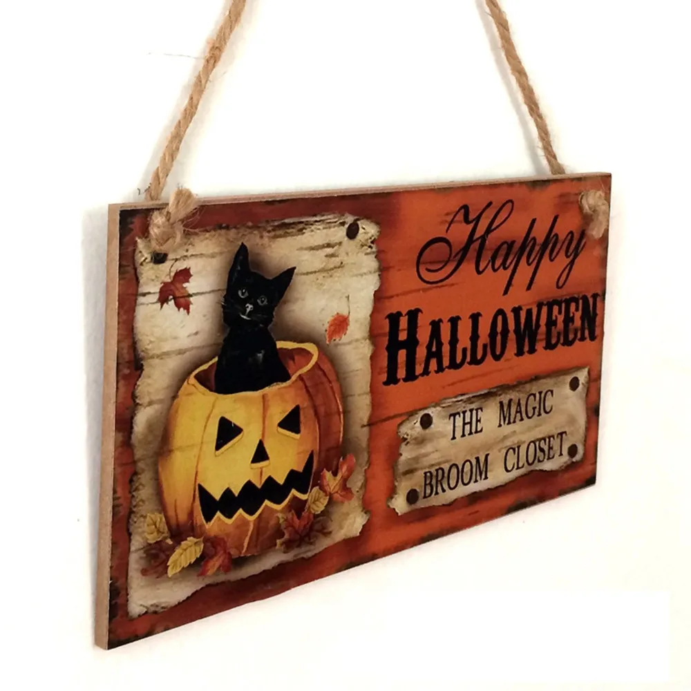 Деревянные изделия Хэллоуин товары Деревянный фестиваль Карнавал ночная тыква