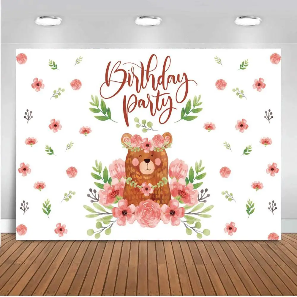 

Wild One Baby Shower Backdrop Woodland 1st Birthday Photography Background Feather Bohemia First Birthday Party Banner Backdrops