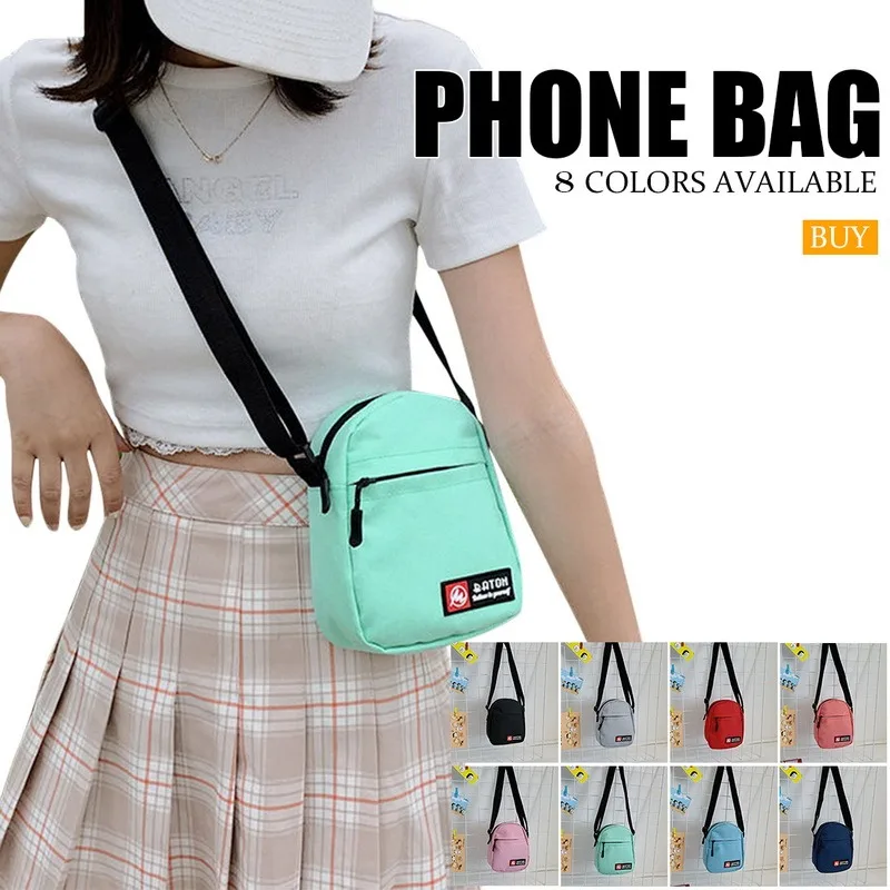 

Mini Women's Bag Canvas Handbags Small Cloth Shoulder Crossbody Bags For Women 2021 Ladies Purse Phone Bag Sac A Main Female Bag