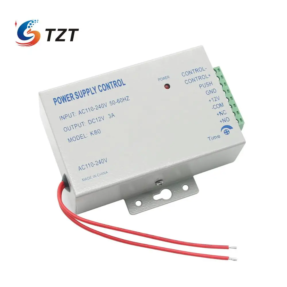 TZT K80 DC 12V 3A /AC 110 ~ 240V специальный источник питания для управления доступом к двери |