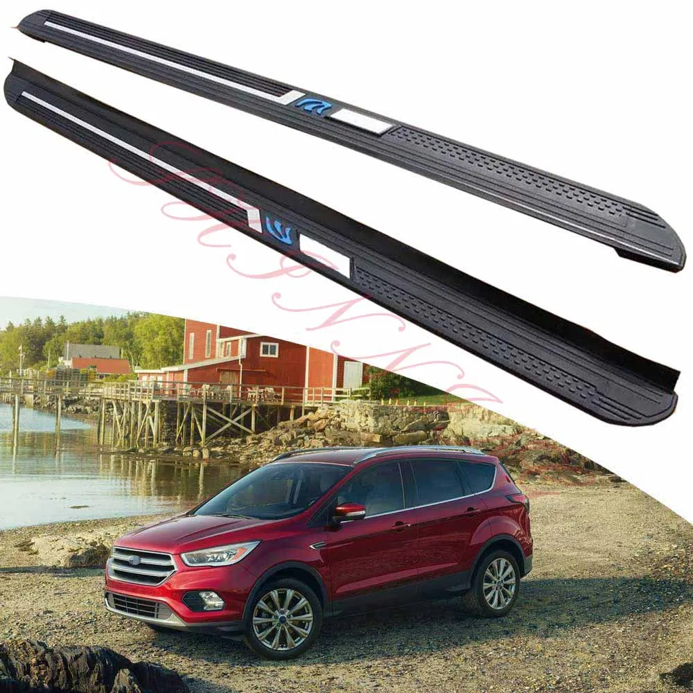

KINGCHER Fit For Ford Escape 2012-2020 Running Boards Side Step Nerf Bar Aluminium