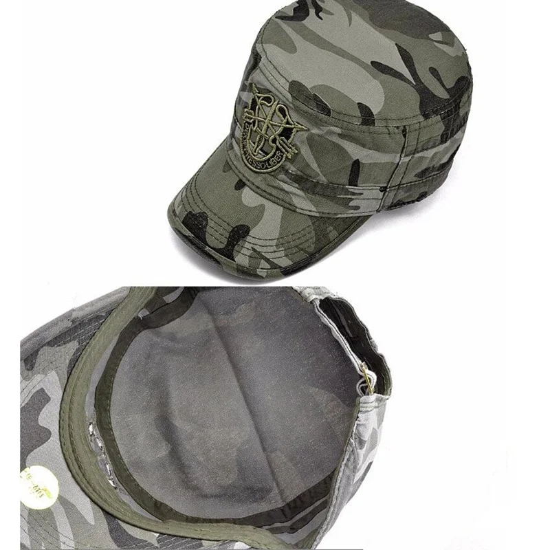

2021 New Arrivals Letter Cap Army Baseball Cap Men Tactical Navy Seal Army Camo Cap Adjustable Visor Sun Hats