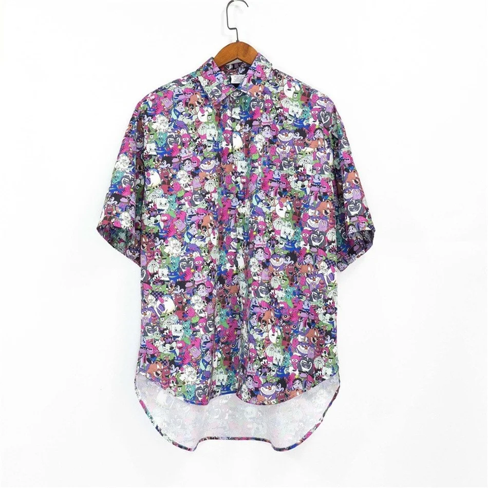 

2021ss VETEMENTS Multicolor Cartoon T Shirt Men Women 1:1 High Quality Full Graphic Pattern Vetements Shirts Oversize VTM Blouse