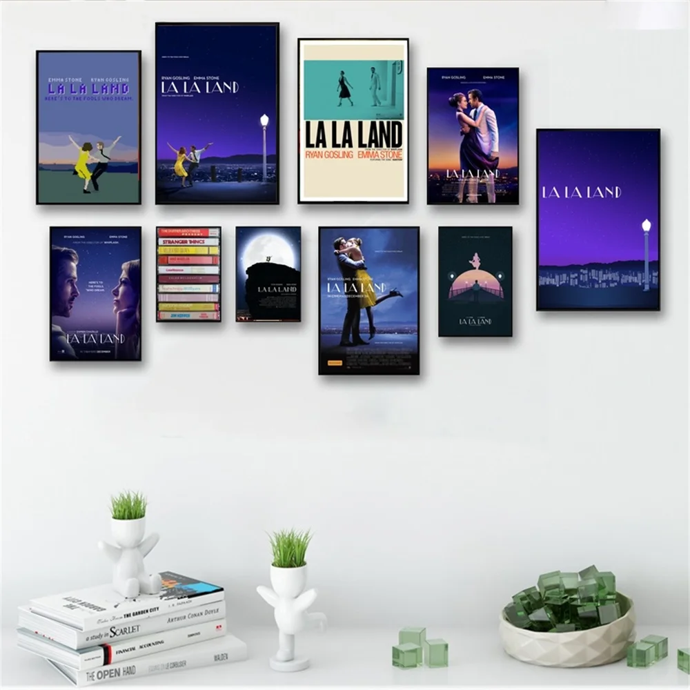 La Land кино роспись стены Искусство декор Холст Краска Печать плакаты постеры