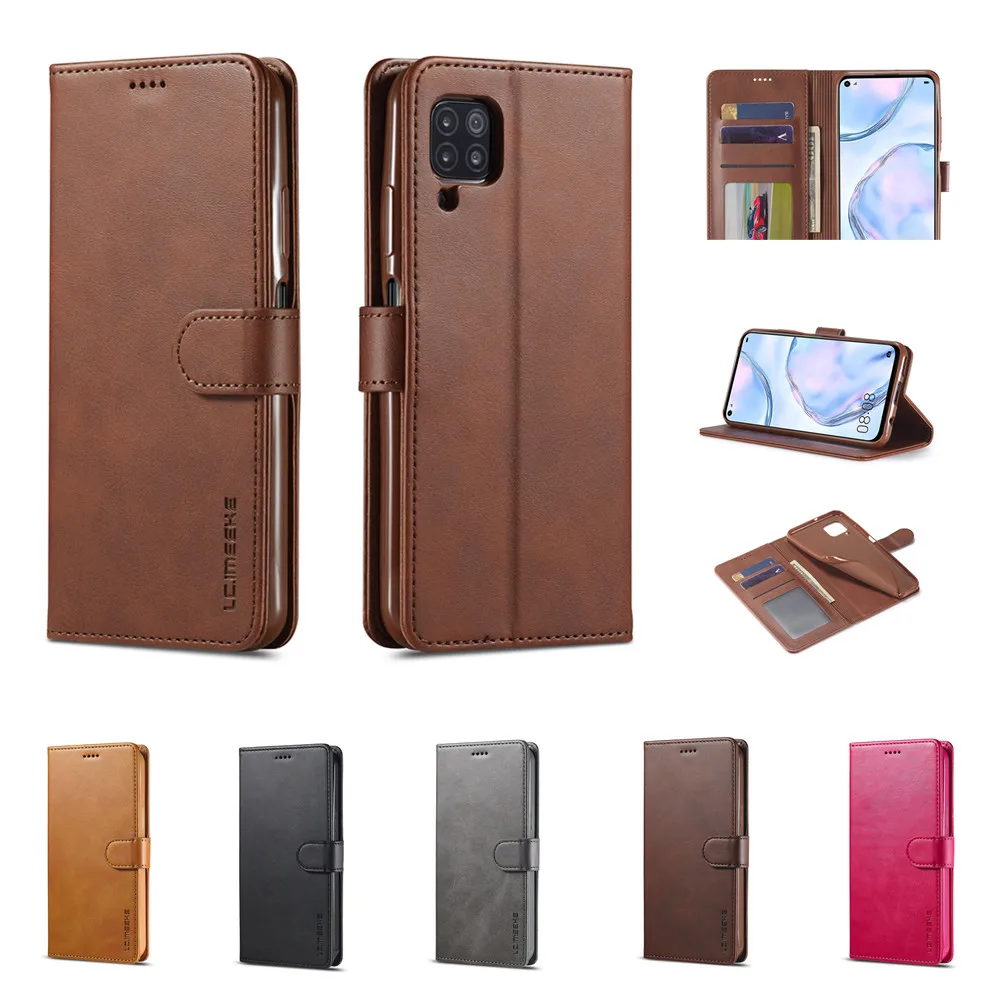 

Business Leather Protection Case for Huawei P40 P30 P20 Pro Mate 30 Nova 7i Shockproof Cover for Honor 8X 8S 10i 9X Wallet Coque