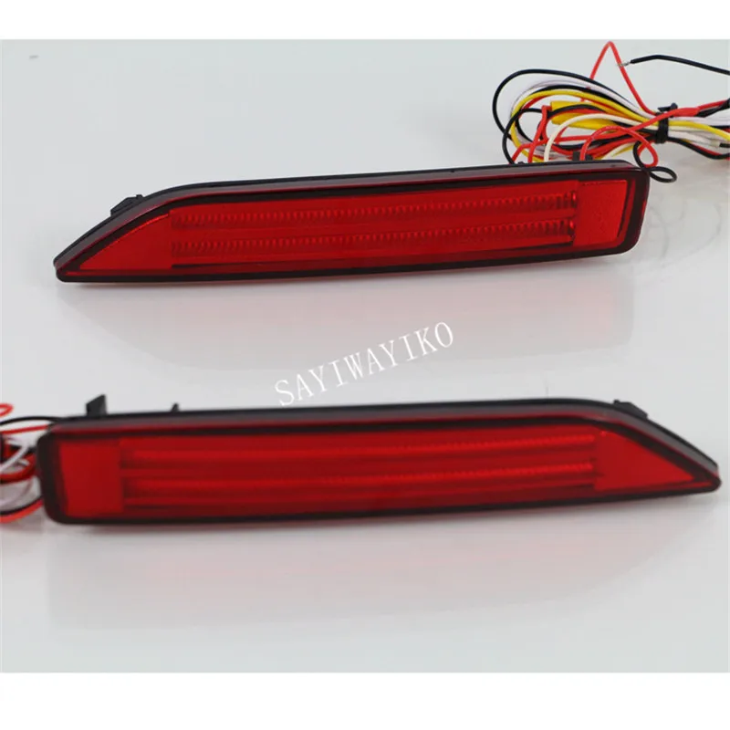 

2PCS For Honda Mobilio 2016-2017 Multi-function LED Rear Bumper Light Rear Fog Lamp Auto Bulb Brake Light Reflector