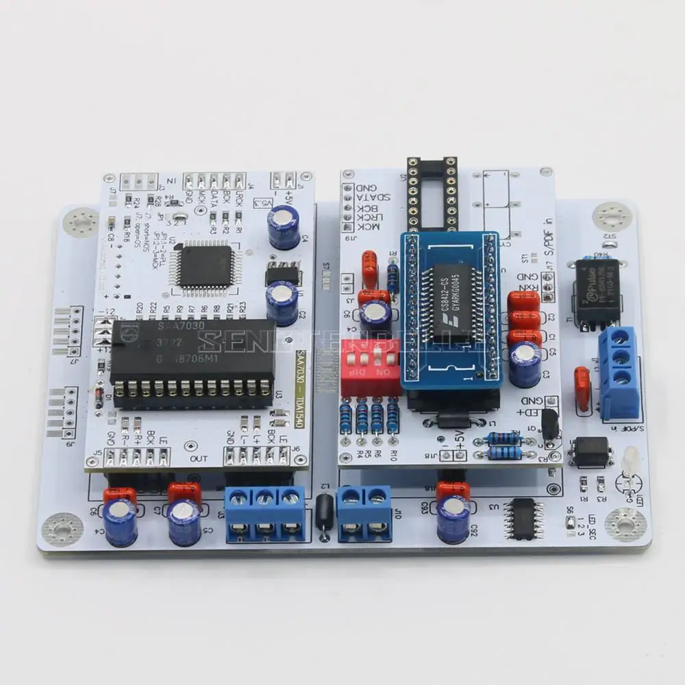 TDA1540 Audio DAC Decoder Driver Board Supports 256FS 384Fs I2S Input Modified old-fashioned 1540 CD Player