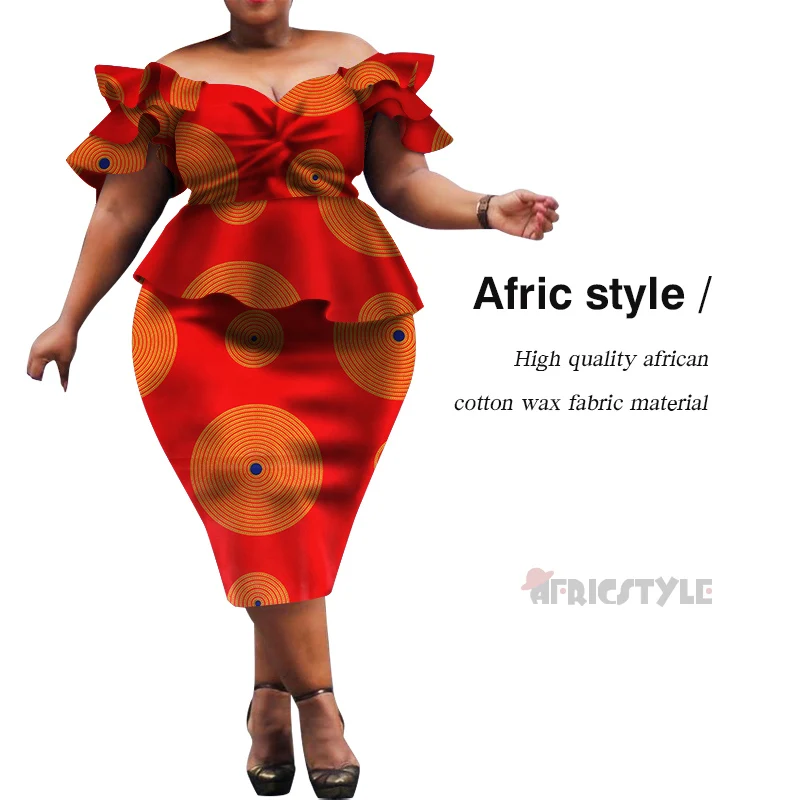 

Женская одежда 2020 Afri большая канистра африканская Женская мода платье без бретелек Повседневное платье традиционная одежда wy5702