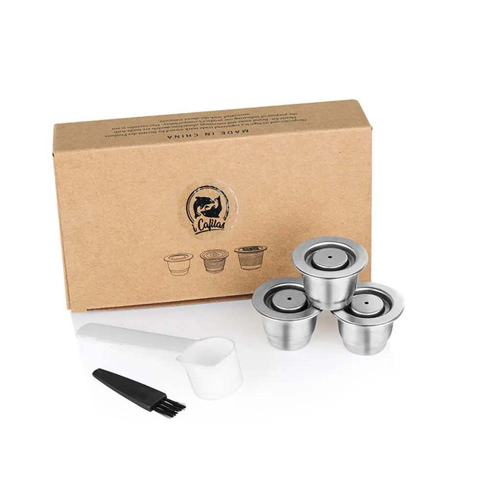 

Многоразовые капсулы iCafilas для Nespresso из нержавеющей стали