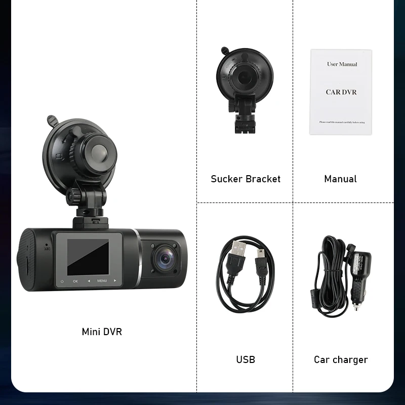 

Vtopek Car DVR FHD 1080P Auto Video Recorder Camera Mini Dual Dash Cam G-Sensor Night vision Camcorder Registrator 24H Parking