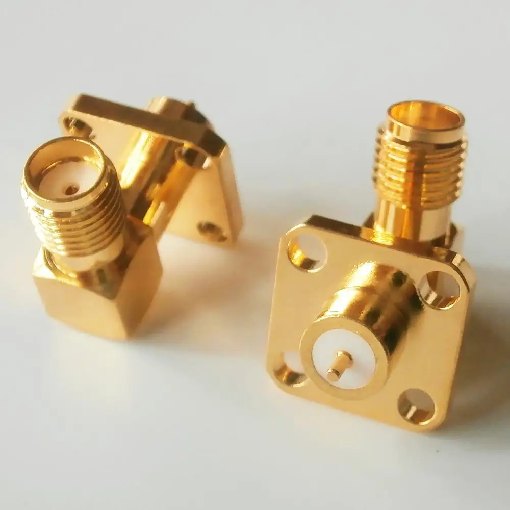 5X шт. высококачественный радиочастотный разъем гнездовой SMA паяльный медный