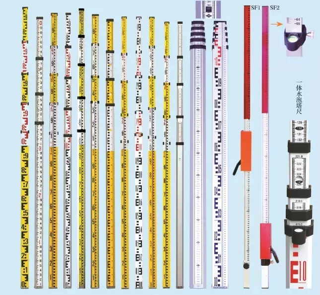 3 м телескопический топограф из алюминия/3 секции|Детали и аксессуары для
