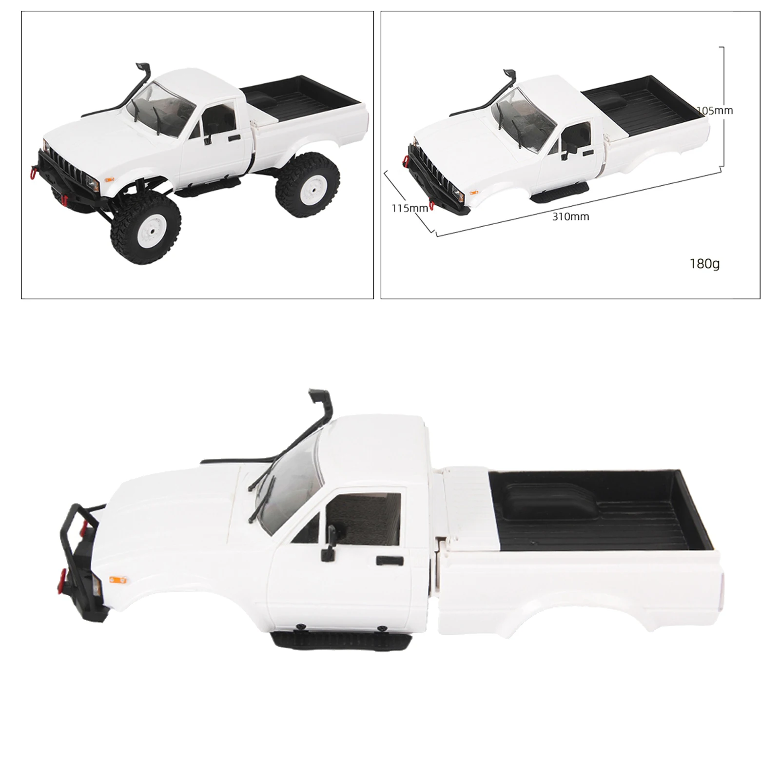 

Shell Body Assembly Upgrades Parts Fit for WPL C14 C24 Truck Climbing Car