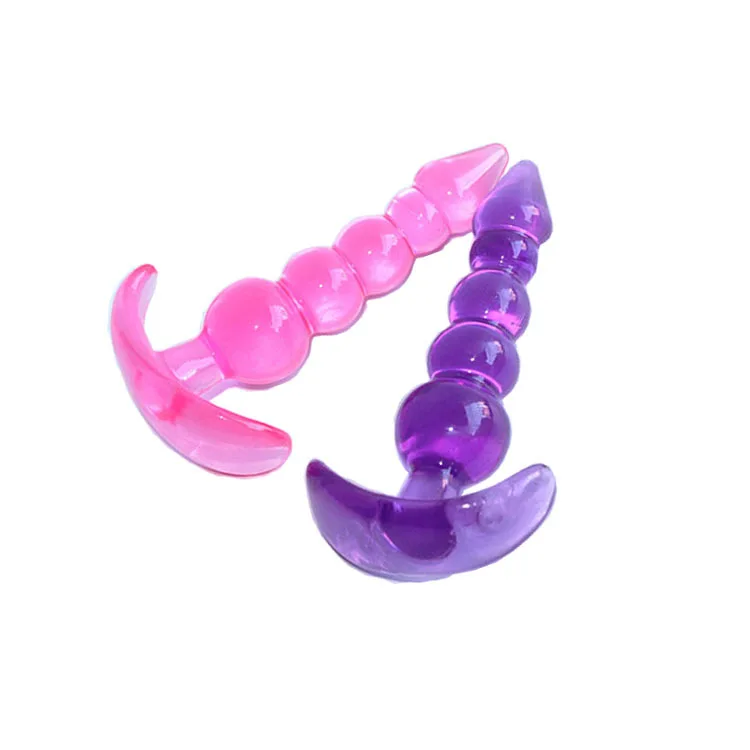 

plug anal Soft Silicone Anal Butt Plug Vaginal G spot Stimulation Backyard Bead Masturbation mini Dildo Sex Toy for Women Gay