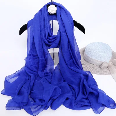 

150cm*240cm All Match Large Size Solid Color Chiffon Scarf (59", 94")