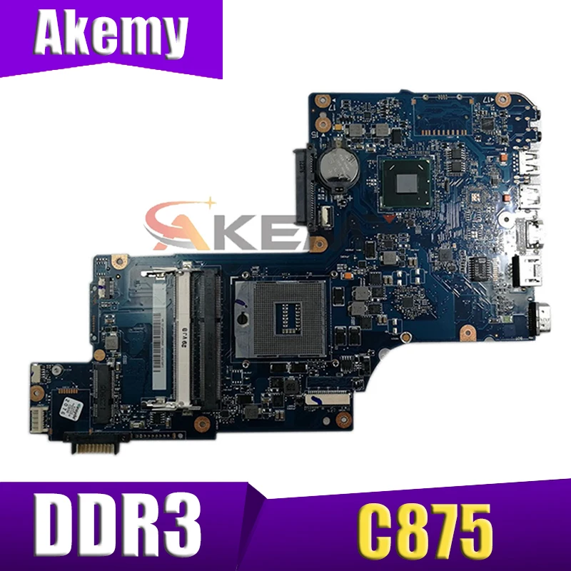 

Материнская плата AKEMY H000043520 для ноутбука Toshiba Satellite C875 L870 L875 Intel DDR3, материнская плата с экраном 17,3 дюйма