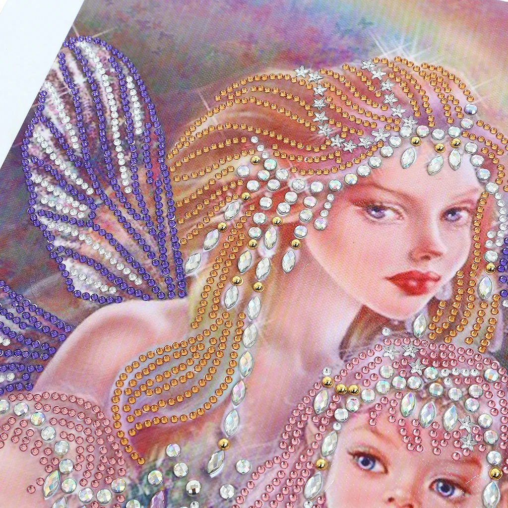 

5D Diamond Painting Partial Drill Angels Special Shaped Diamond Crystal Embroidery 3D Diamond Mosaic Picture Home Decoration