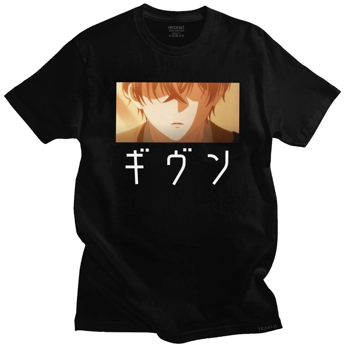 Trendy Men's Given Mafuyu T-Shirt Short Sleeve Cotton Tshirt Casual Japanese Anime Manga Tee Yaoi Bl T Shirt Apparel Gift Idea