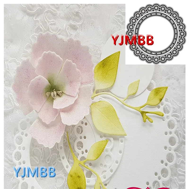 

YJMBB 2021 новый фон с круглыми краями #2 металлические Вырубные штампы для скрапбукинга альбома бумаги «сделай сам» карточек тиснение высечка