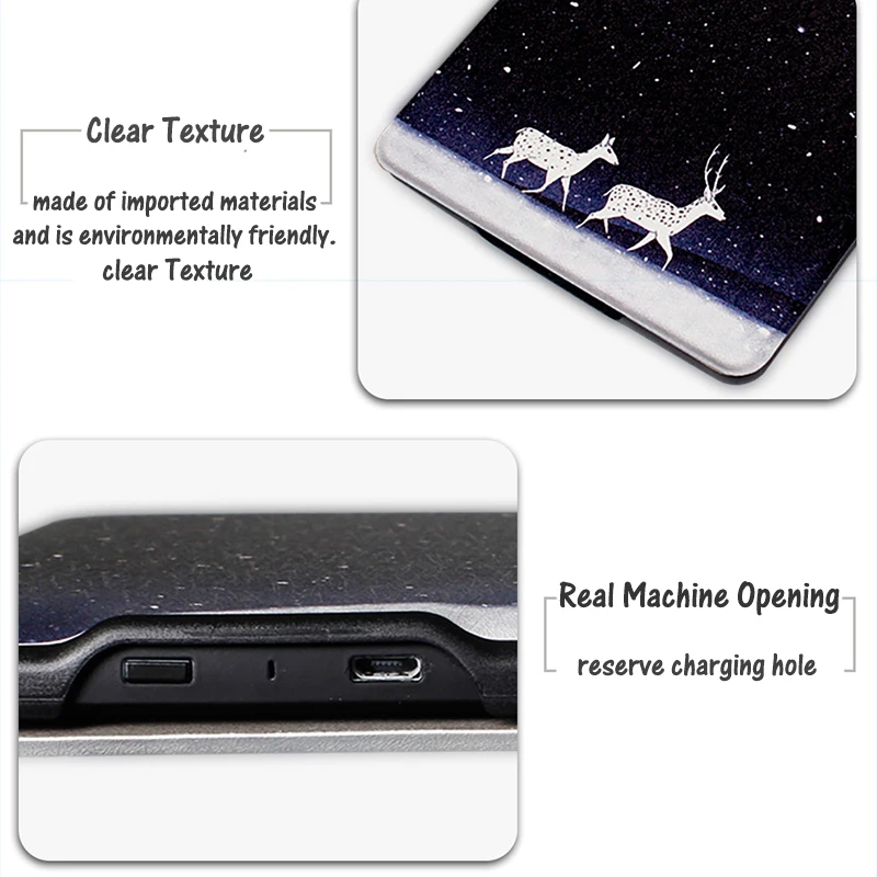 

Kindle Paperwhite 3/2/1 Case Handheld Reading Case for Kindle Paperwhite 7th Gen 2012/2013/2015/2017 Cover with Auto Sleep/Wake