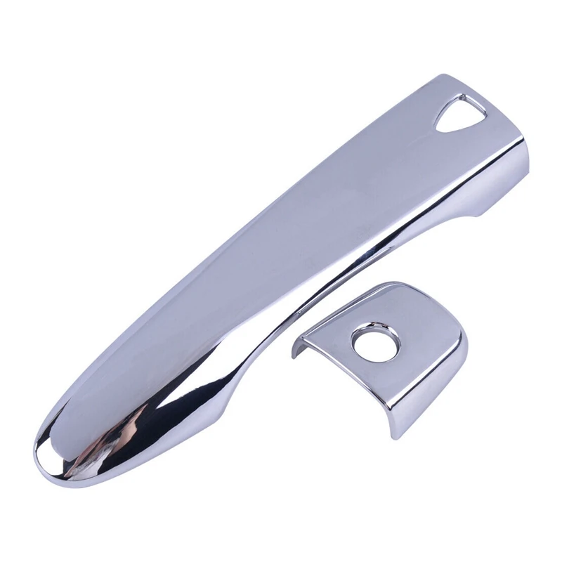 10Pcs Car Chrome Door Handle Protect Cover Molding Trim for Nissan Rogue Sport Qashqai J11 2014-2019 | Автомобили и мотоциклы