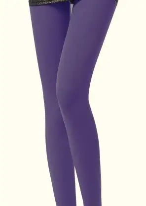 Z001 Purple LJCUIYAO, женские колготки телесного цвета, женские нейлоновые колготки, непрозрачные колготки, обтягивающие колготки размера плюс, разноцветные бархатные весенние колготки - Цвет: Z001 Purple