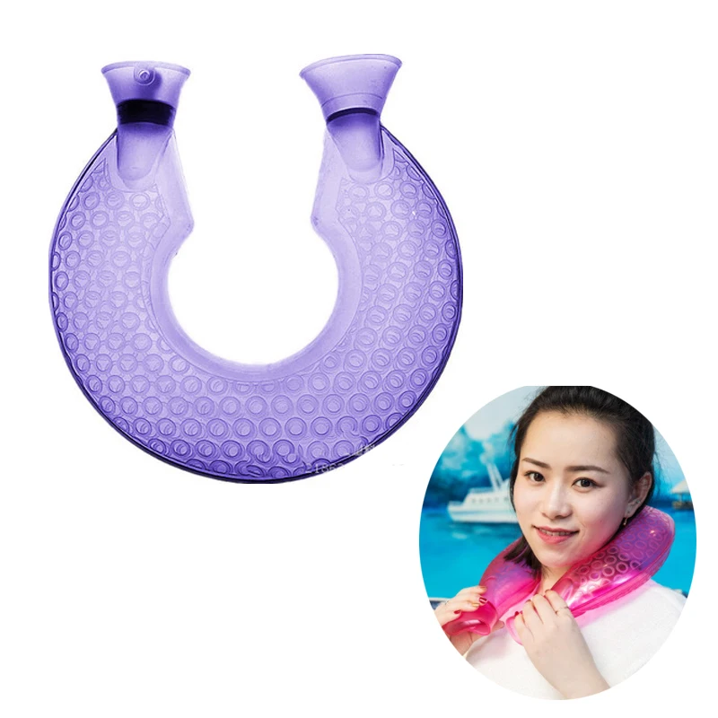 New Transparent PVC Hot Water Bottle Safe And Reliable High Quality Rubber Explosion-proof U-shaped Neck Home Heating Supplies | Бытовая