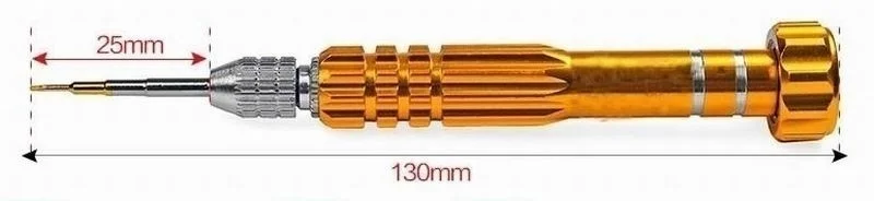HEXIN 5 в 1 Прецизионная отвертка Torx для ремонта сотовых телефонов часов набор