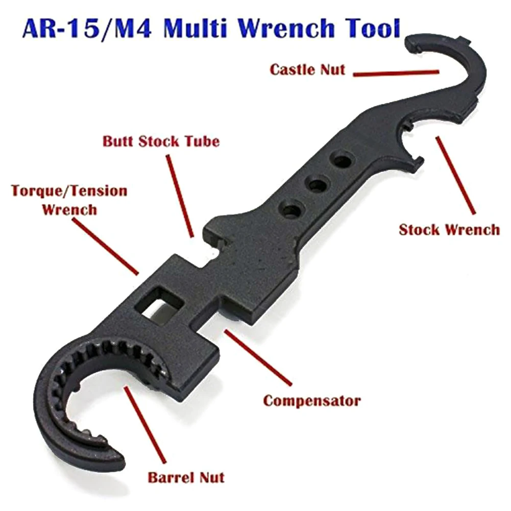 

Multifunctional Wrench for Disassembly and Installation of AR15 / M4 Multi-Purpose Hunting Tools