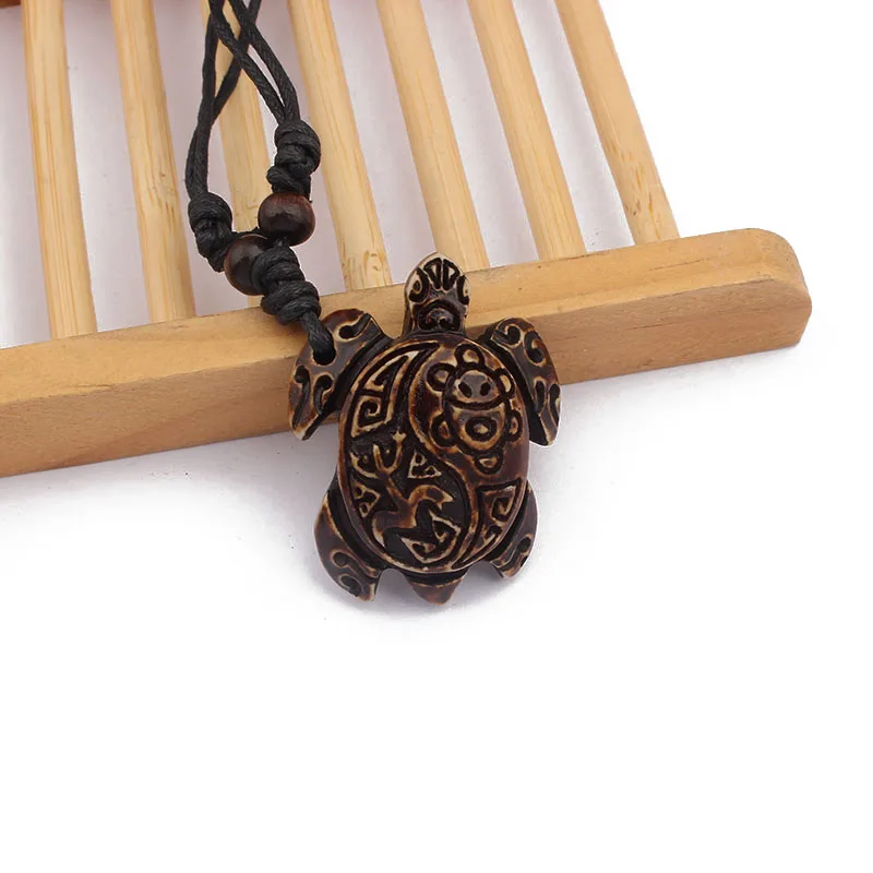 Прямая поставка 1 шт. искусственная кость яка коричневая и белая черепаха