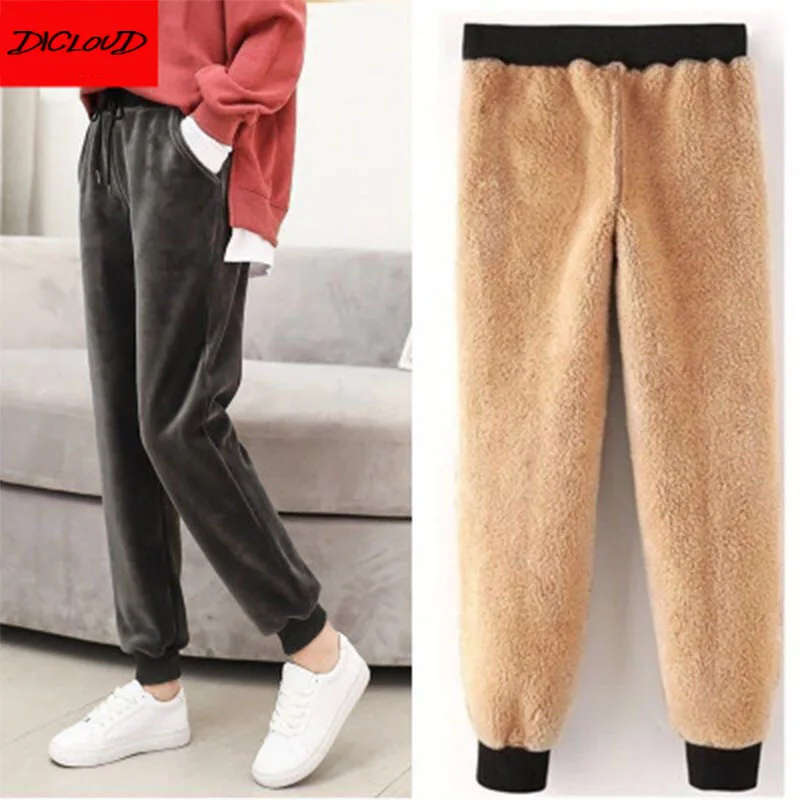 Зимние женские спортивные штаны для тренажерного зала флисовые брюки золотые