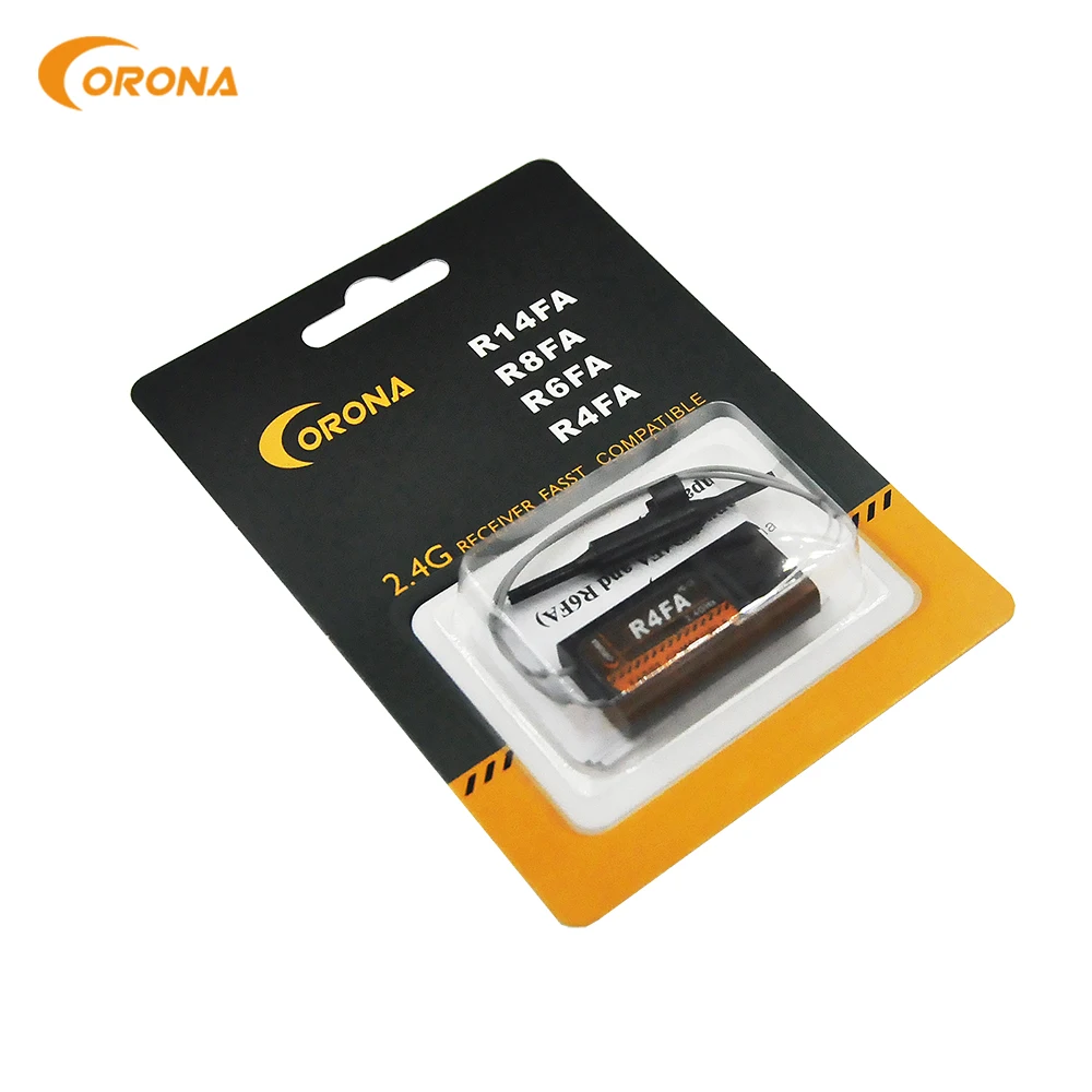 Corona R4FA 4CH FUTABA 2 4 ГГц Совместимость с FASST (технологией стандартных систем гибкой
