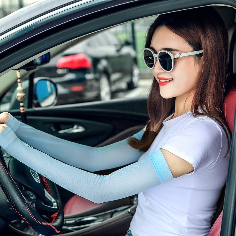 Длинные перчатки со шрамами 1 пара шелковые солнцезащитные рукава обогреватель