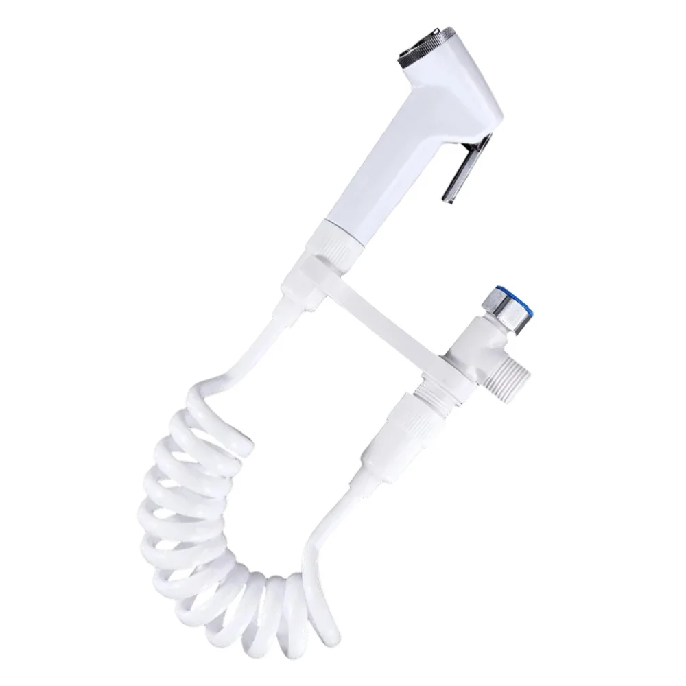 

1 Set Lightweight Reusable Durable ABS Plastic Practical Bidet Sprayer Handheld Toilet Sprayer Bathroom Hotel Home