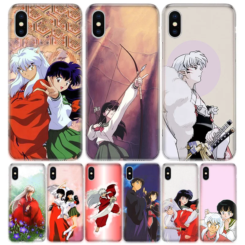 Чехол для телефона Inuyasha из японского аниме kagome iPhone 11 5 5s SE 6 6s 7 8 Plus X XS XR Pro Max мягкий