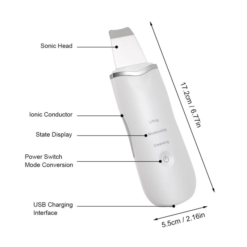 Ультразвуковой аппарат для очищения лица|Устройства чистки лица| |