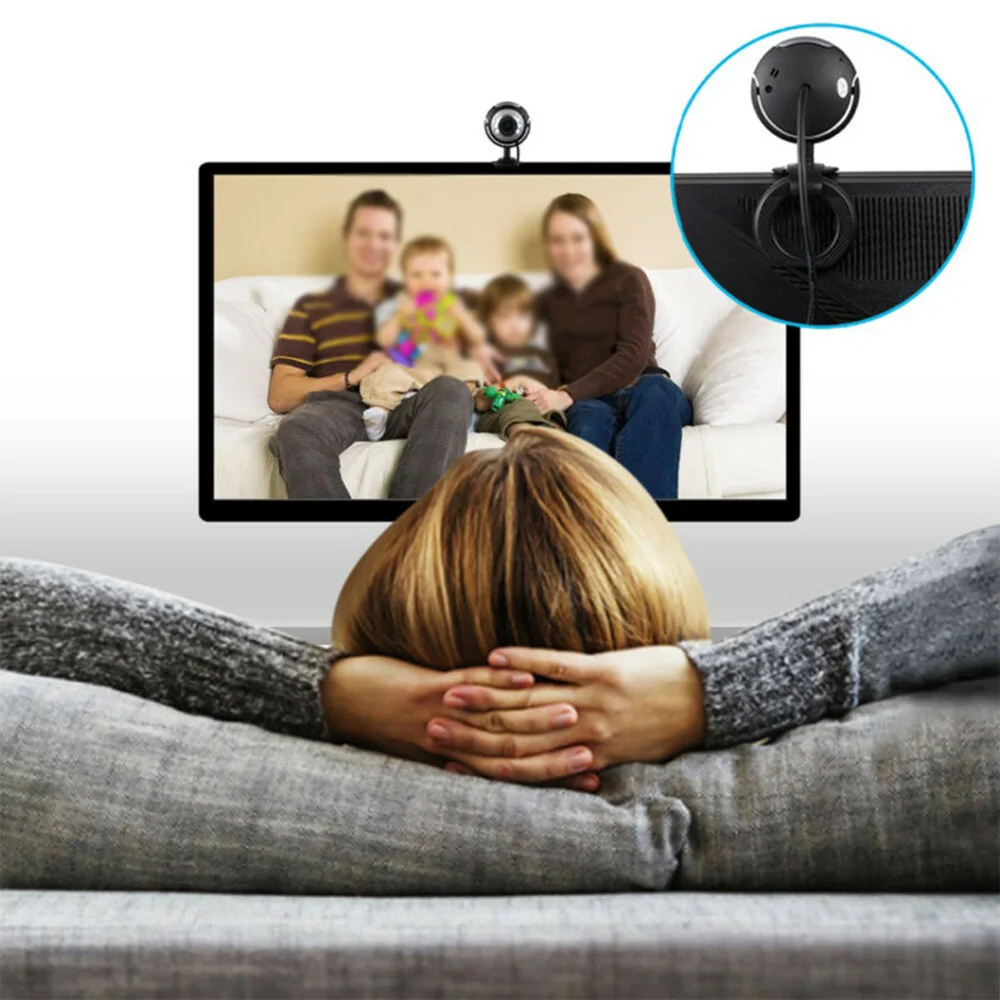 

1pcs Webcame 1pc 1x 50MP High Definition 6 LED With USB Rotatable For PC