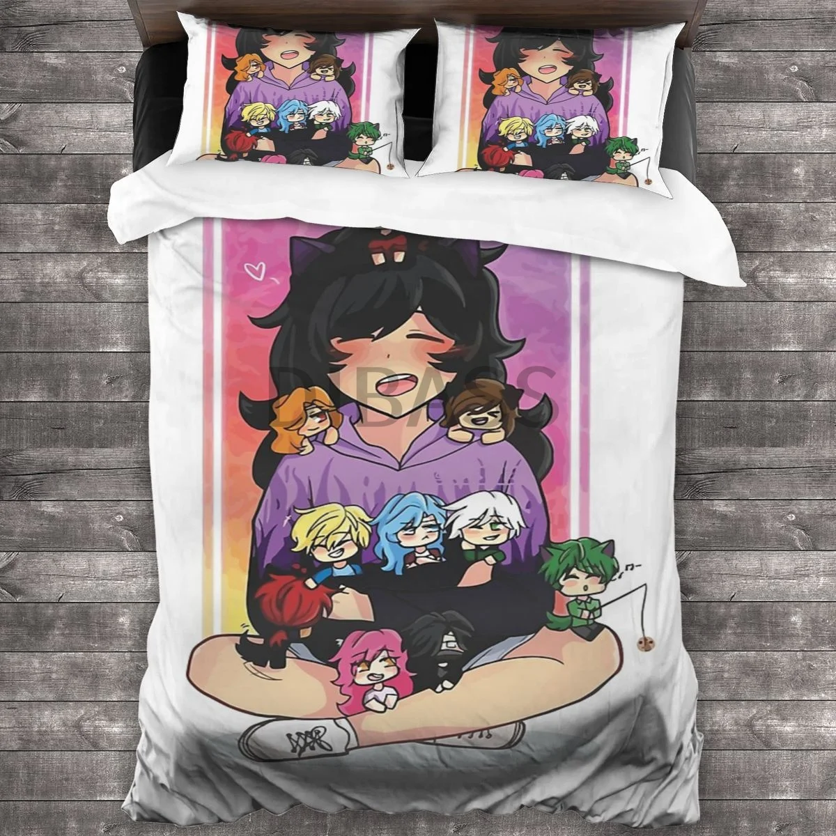 

Комплект постельного белья из микрофибры с 2 наволочками