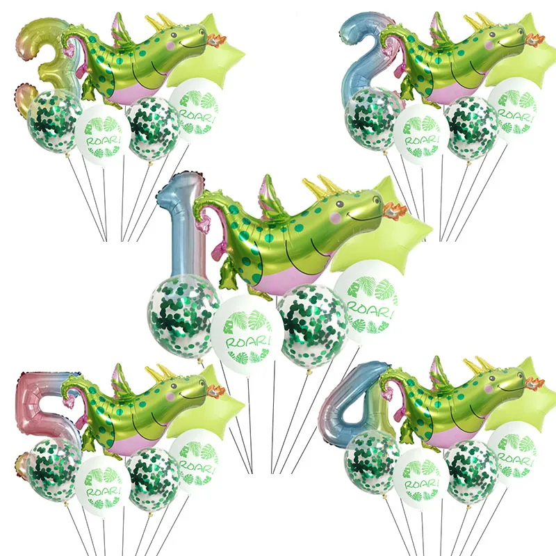 Набор украшений для детского дня рождения в виде динозавра|Украшения своими