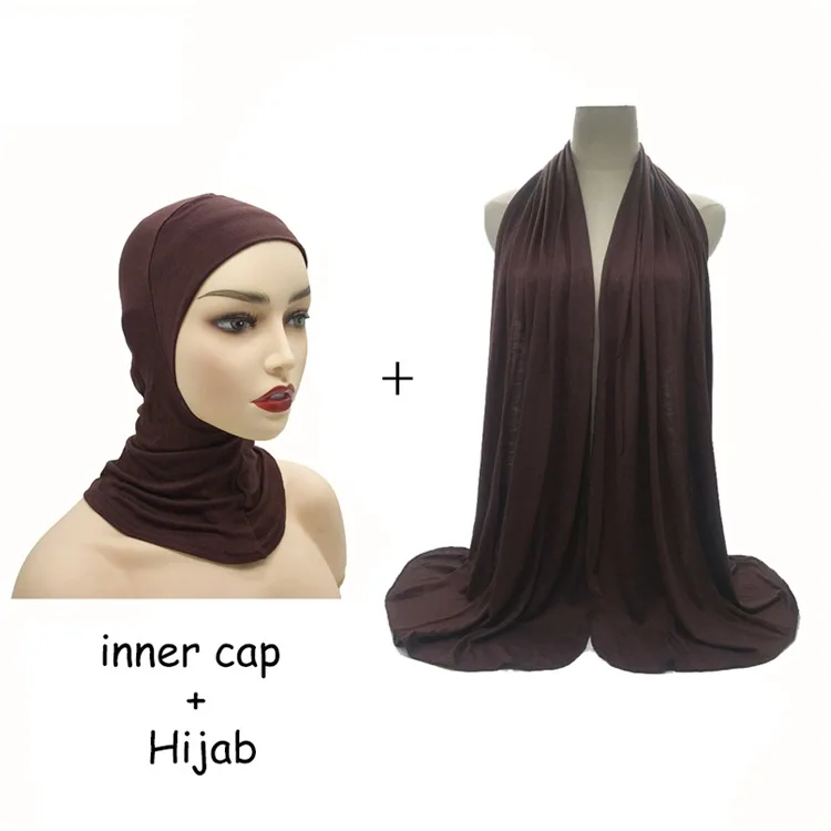 

Модные шапки под шарфы однотонная внутренняя шапка и маленький шарф головной убор