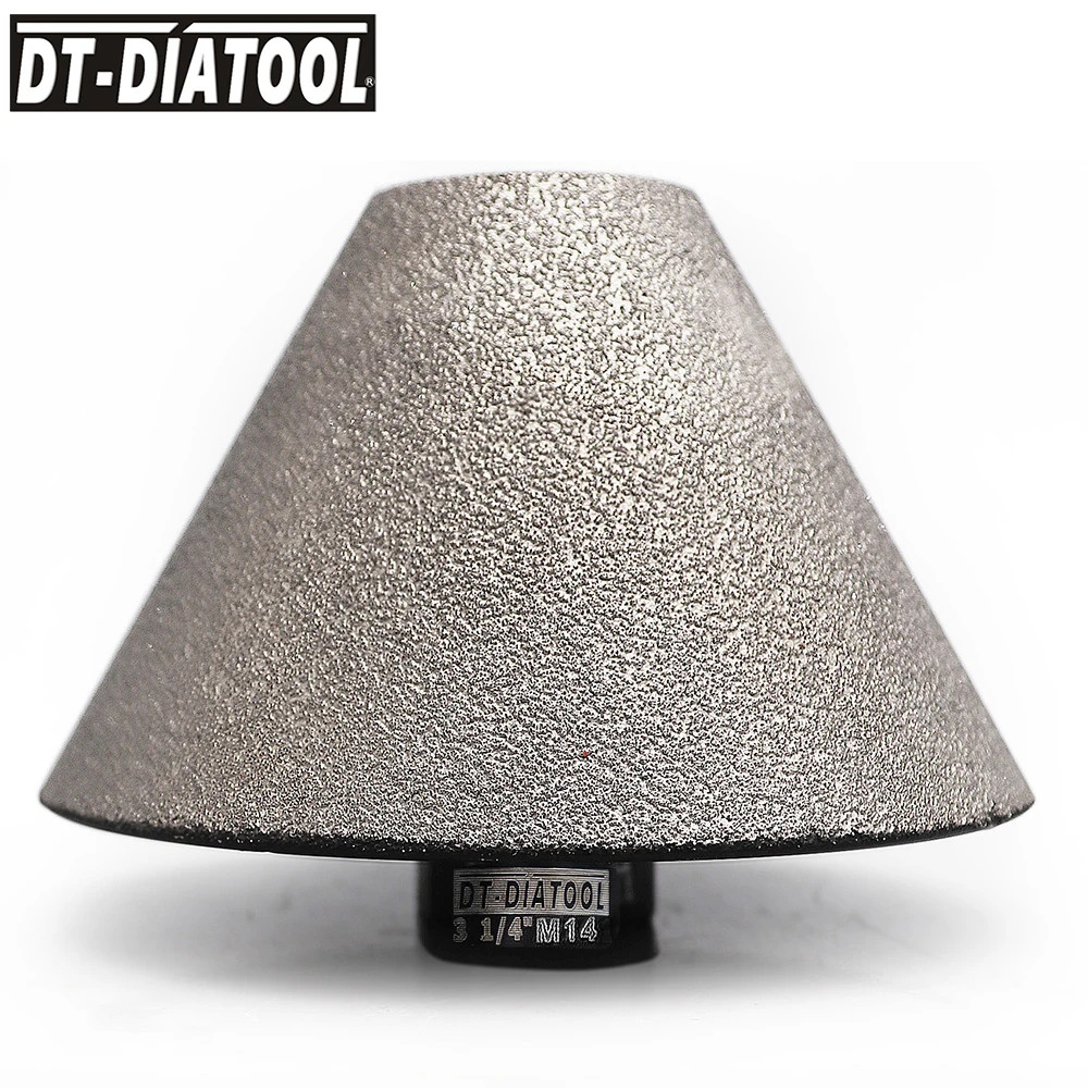 

1pc Dia 50/82mm Vacuum Brazed Diamond Chamfer Milling Bits for Tile Ceramic for Bevelling Holes Trimming 5/8-11 or M14 Thread