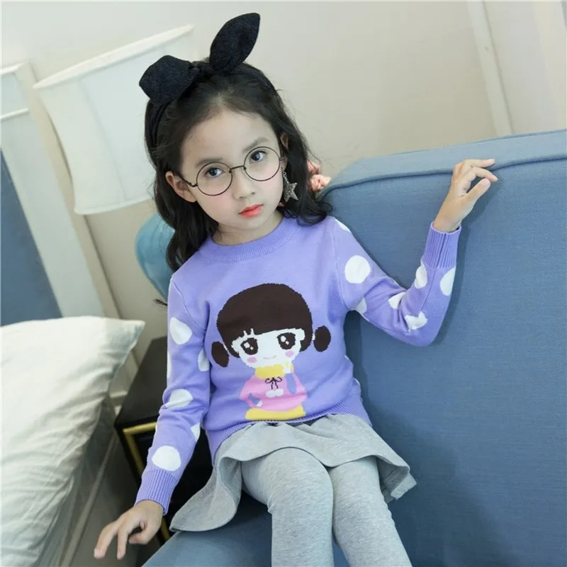 Свитер для девочек Детский свитер детский детская одежда осень-зима | Мать и