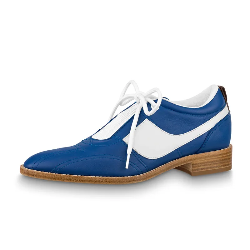 

Pumps Women Shoes 2021 New Thick Sole Casual Flat Shoes Fashion Mixed Colors Large Size 34- 43 Vintage Casual Leather Shoes