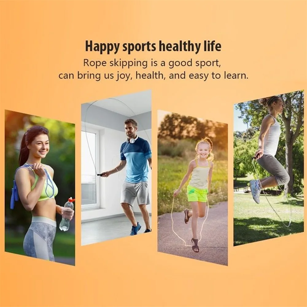 

Professional Jump Rope With Electronic Counter 2.9m Adjustable Fast Speed Counting Skipping Rope Jumping Wire Workout Equipments