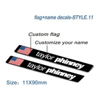 Наклейки с именем флага на раму дорожного велосипеда, стикеры на заказ для велосипеда, стикеры для горного велосипеда, пользовательские именные стили 11