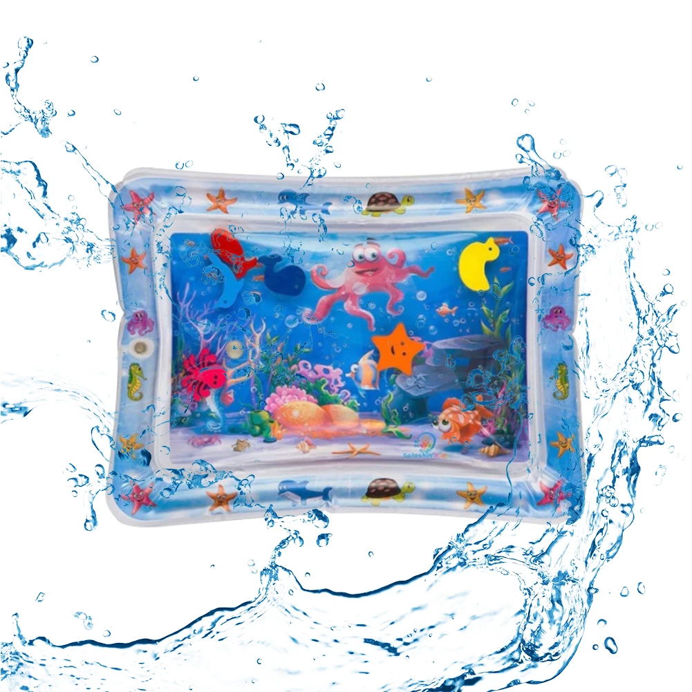

Inflatable Baby Play Mat Infant Water Spray Pad Toddler Activity Playmat Center Water Mat Baby Tummy Gym Toys