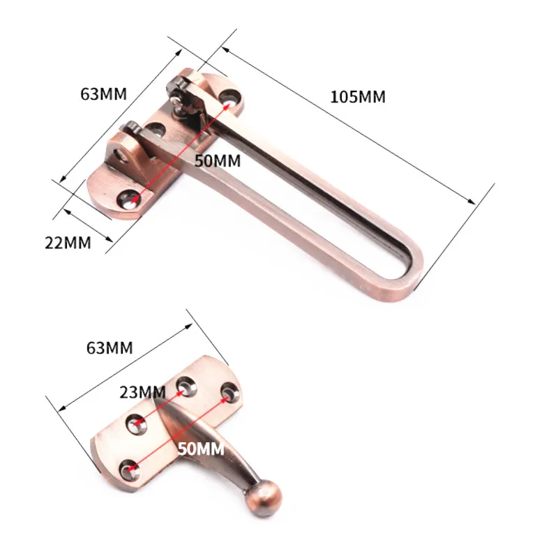 2 шт./лот аппаратные средства отель офис дом замок на деревянную дверь ворота